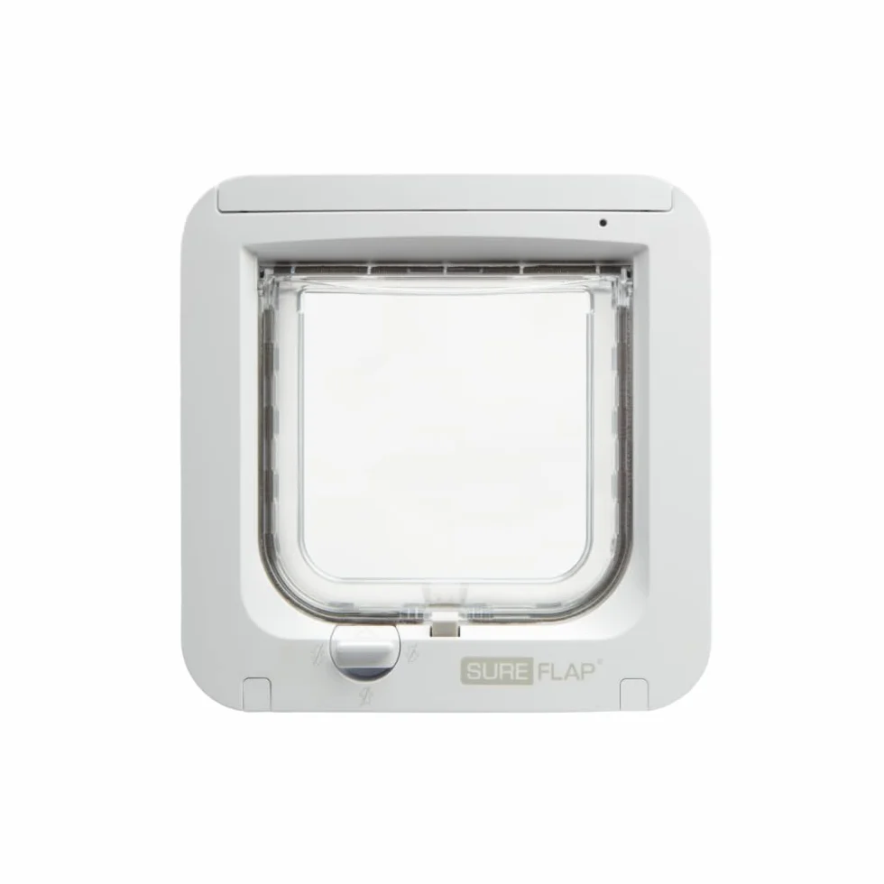 SureFlap Sure PetCare Chatière à Puce électronique Compatible médaillon identification radiofréquence puces électroniques Portes fenêtres Murs Blanc