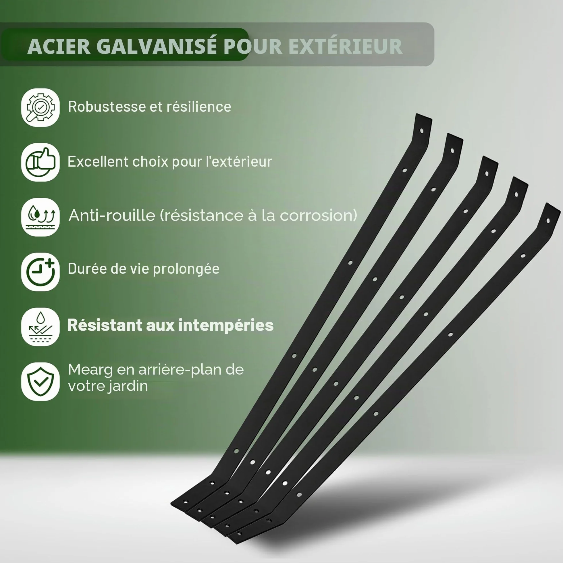 Barrière de clôture anti-escalade pour chats extérieure – Kit de sécurité en maille résistante aux intempéries