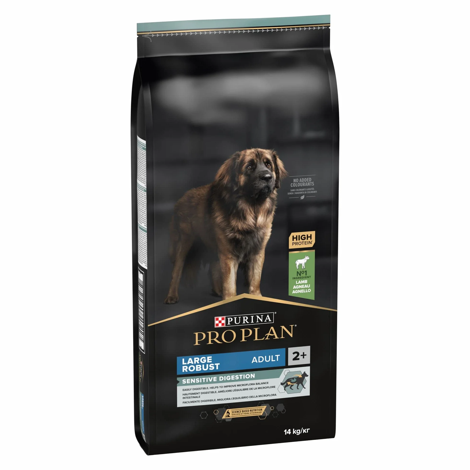 PURINA PRO PLAN Croquettes Sensitive Digestion pour Grand Chien Robustes 14kg