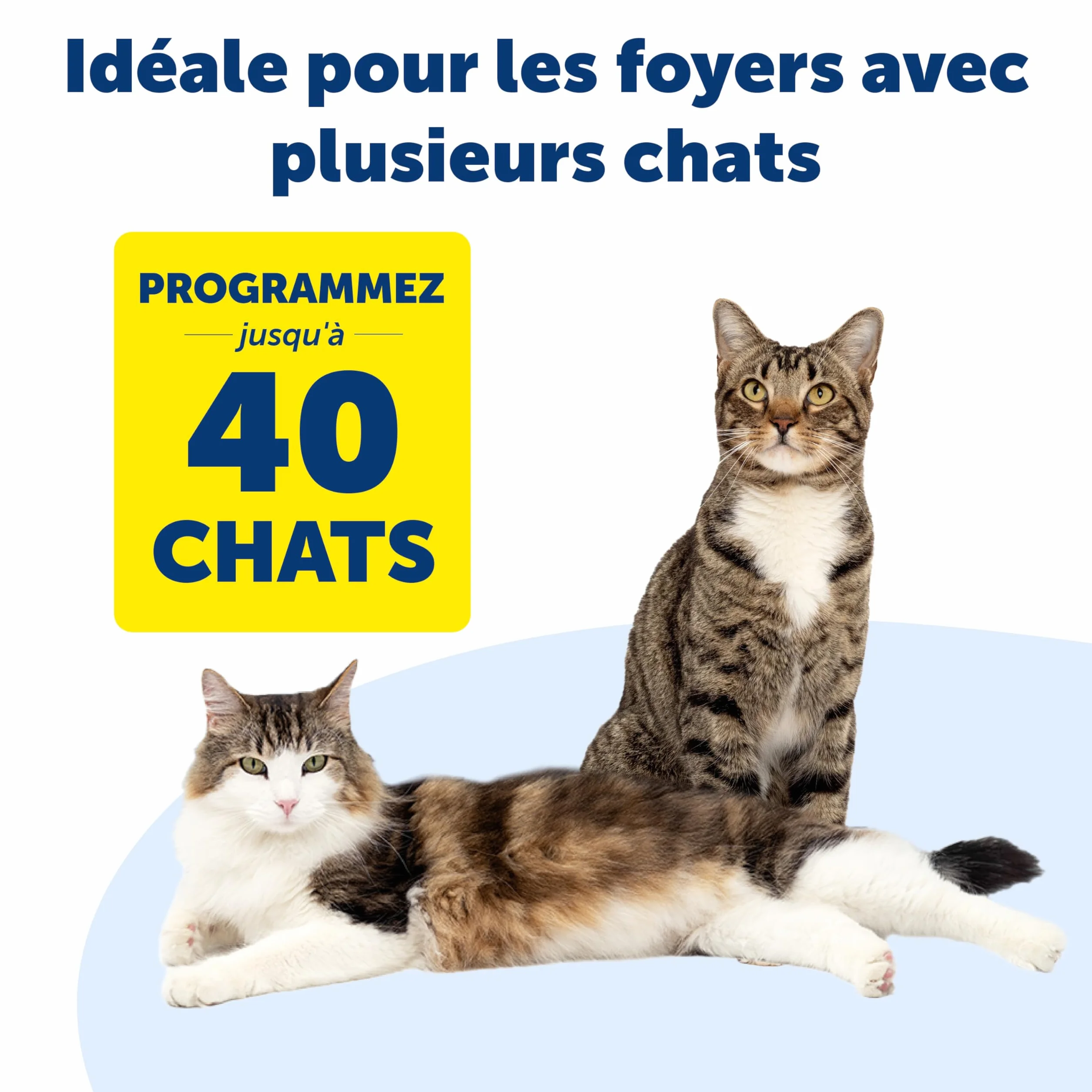 PetSafe Chatière à Puce Électronique RFID Multi-Utilisateur 40 Animaux 4 Options Fermeture Blanc