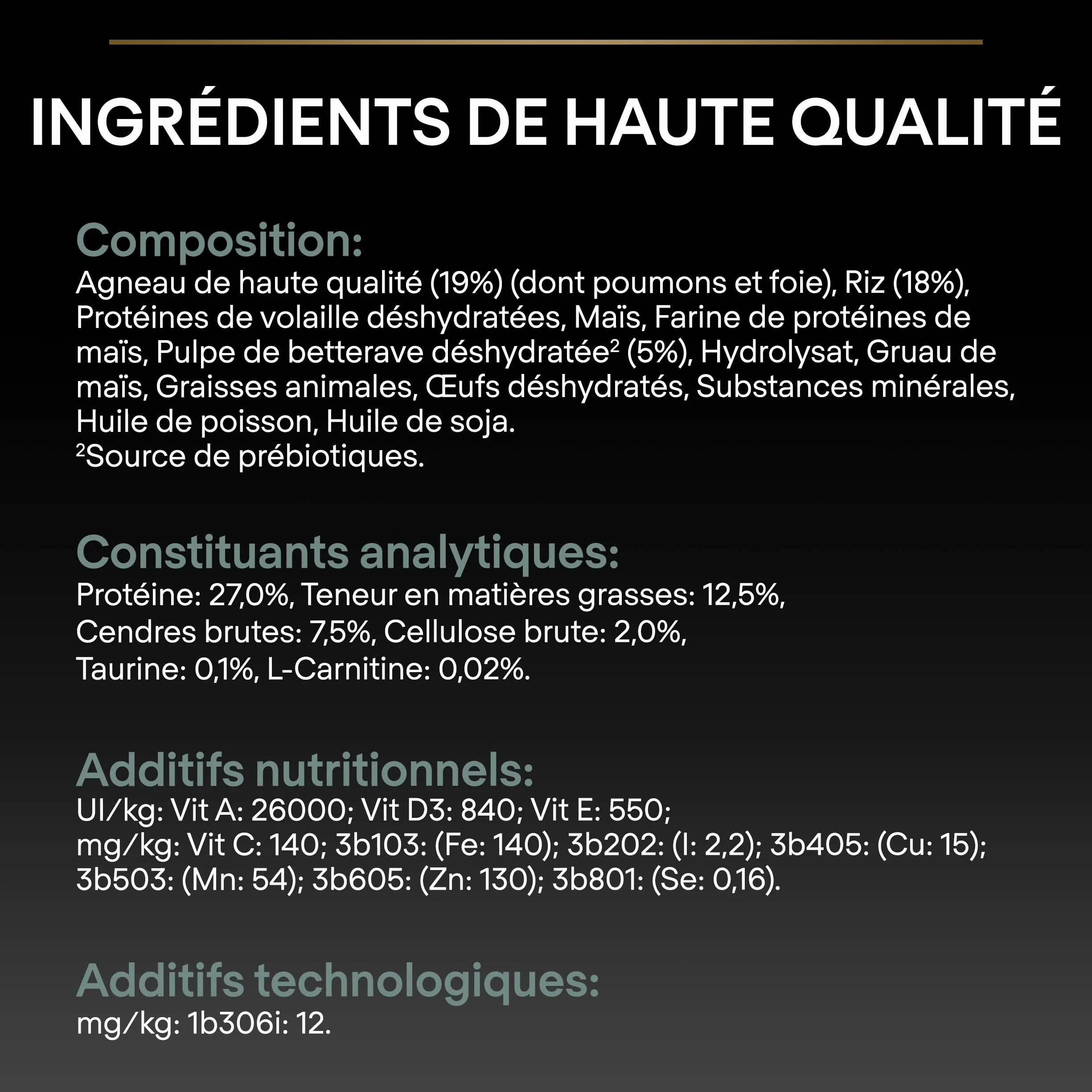 PURINA PRO PLAN Croquettes Sensitive Digestion pour Grand Chien Robustes 14kg